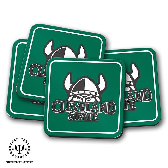 Cleveland State University Beverage Coasters Square (Set of 4)