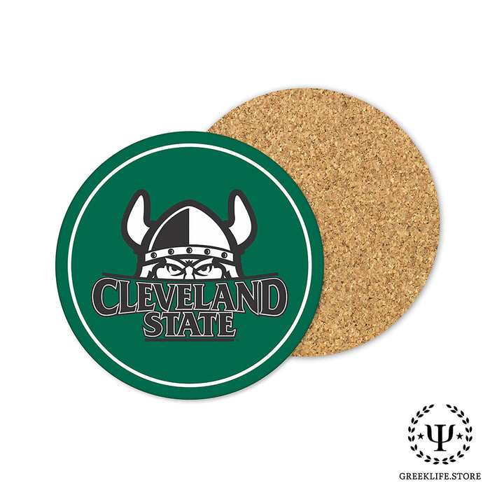 Cleveland State University Beverage coaster round (Set of 4)