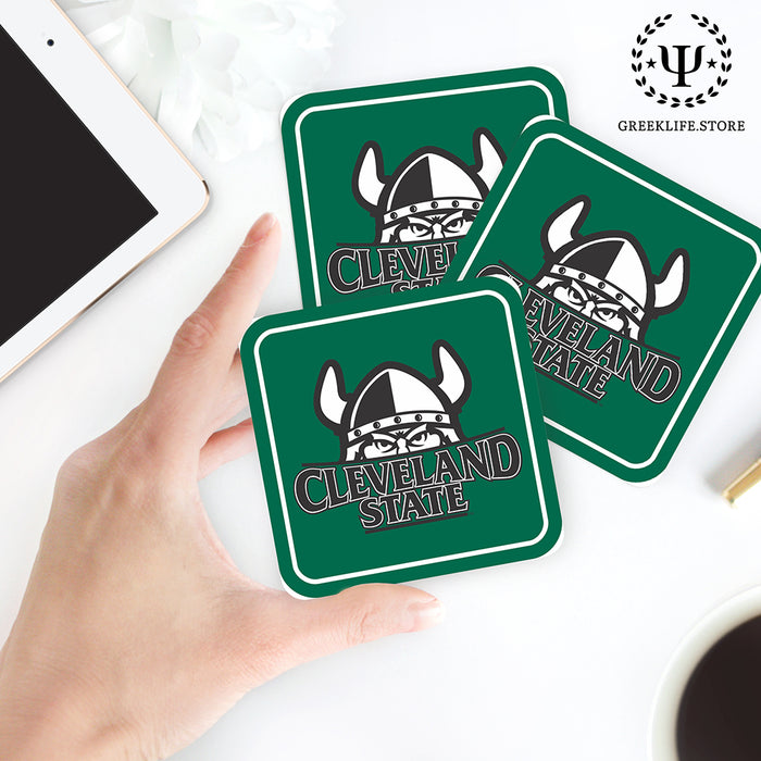 Cleveland State University Beverage Coasters Square (Set of 4)