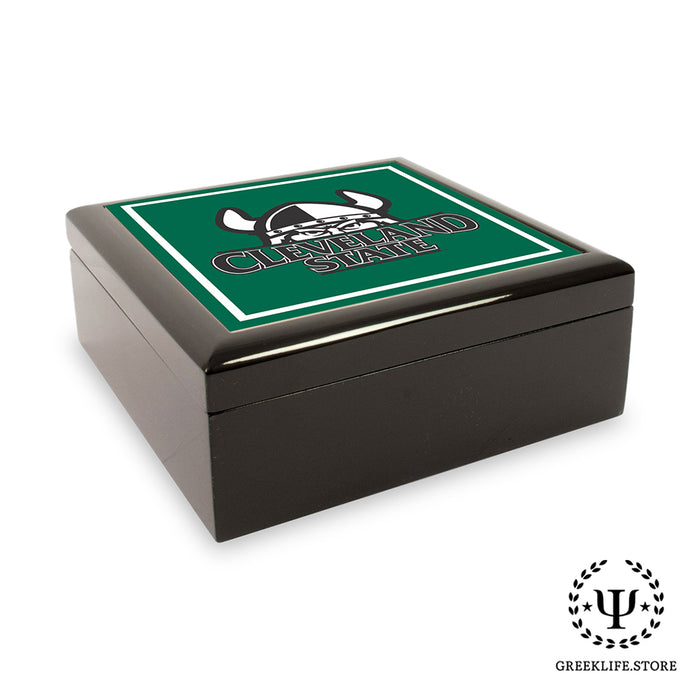 Cleveland State University Keepsake Box Wooden