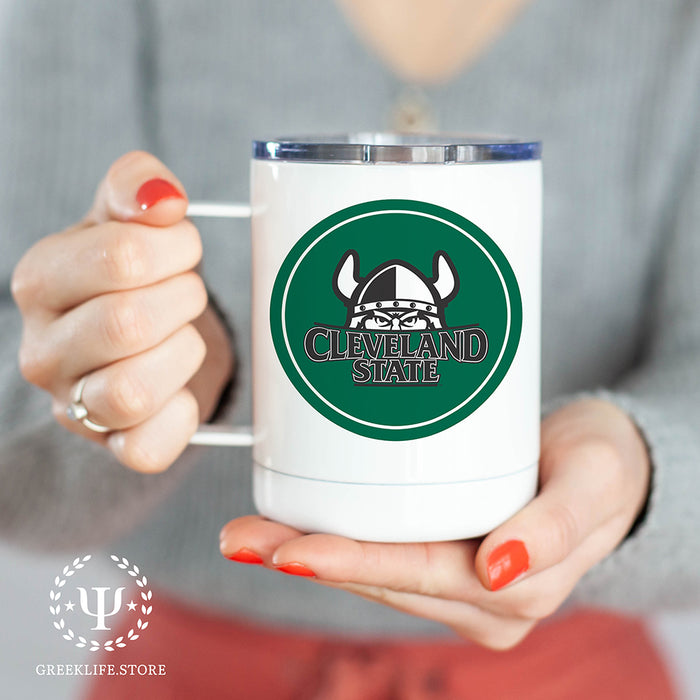 Cleveland State University Stainless Steel Travel Mug 13 OZ