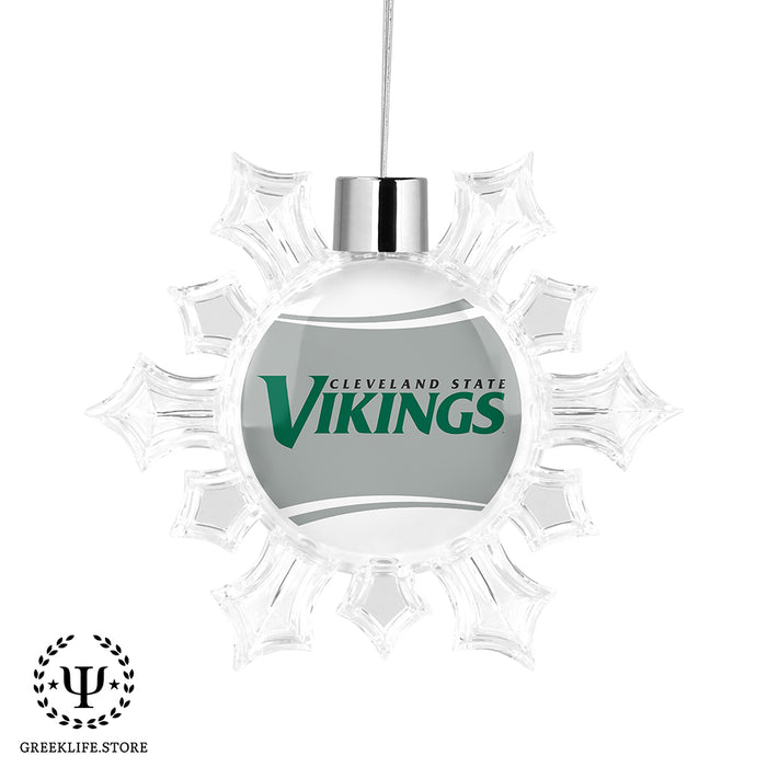 Cleveland State University Christmas Ornament - Snowflake