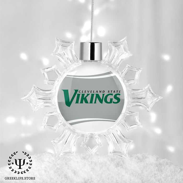 Cleveland State University Christmas Ornament - Snowflake