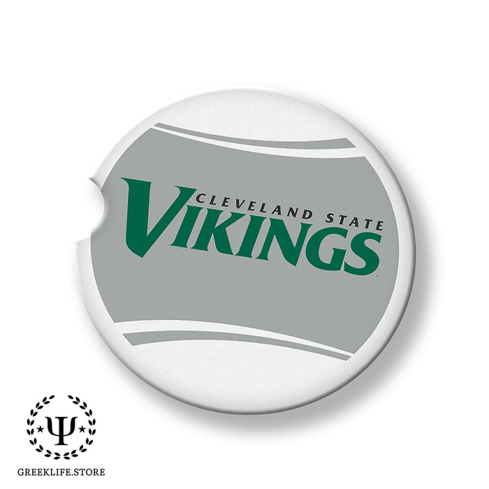 Cleveland State University Car Cup Holder Coaster (Set of 2)