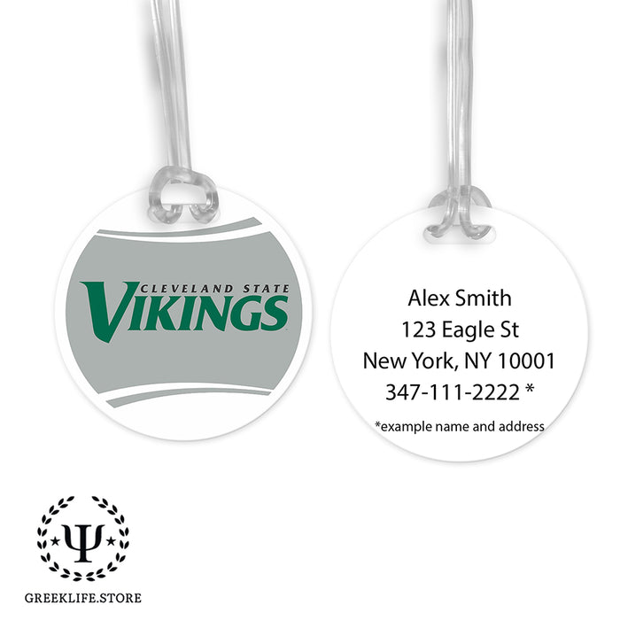 Cleveland State University Luggage Bag Tag (round)