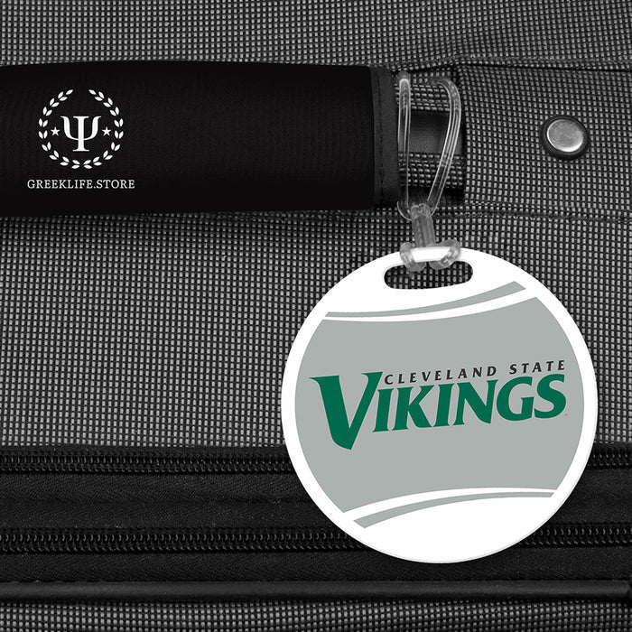 Cleveland State University Luggage Bag Tag (round)