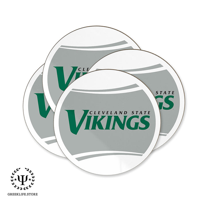 Cleveland State University Beverage coaster round (Set of 4)