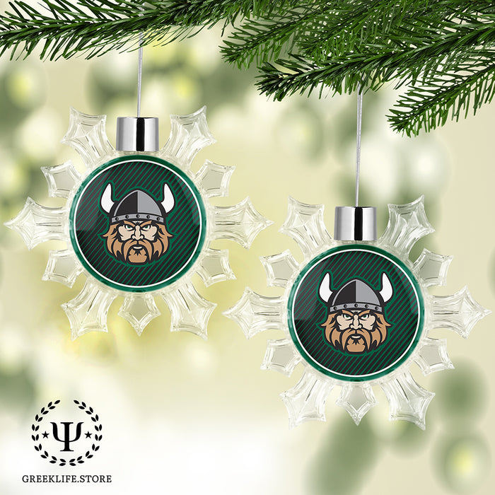 Cleveland State University Christmas Ornament - Snowflake