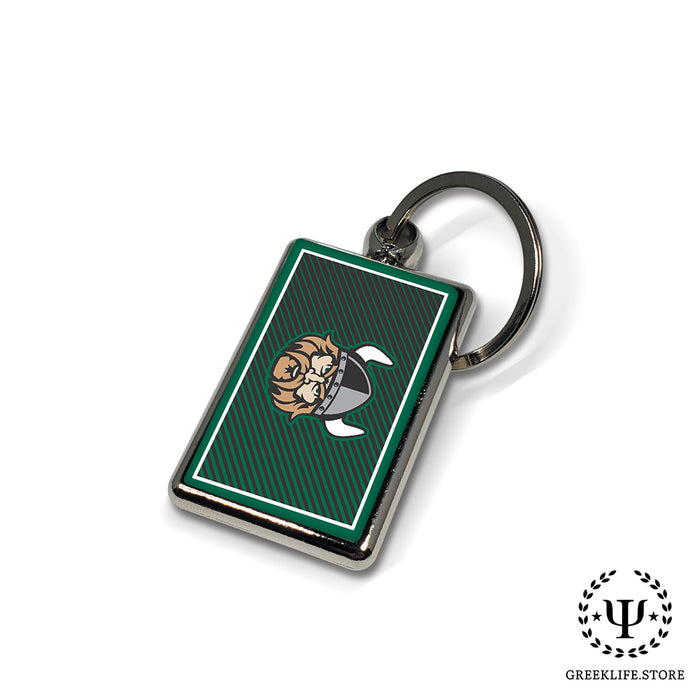 Cleveland State University Keychain Rectangular