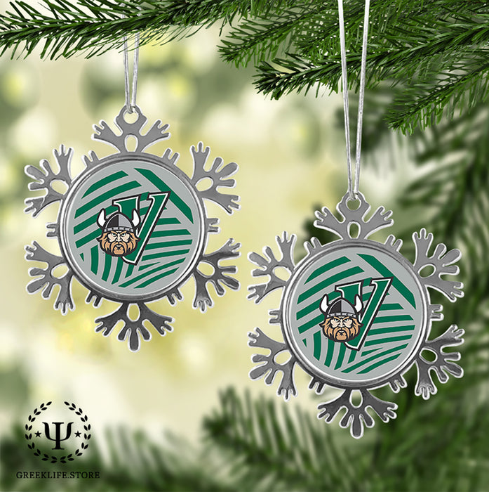 Cleveland State University Christmas Ornament - Snowflake Metal