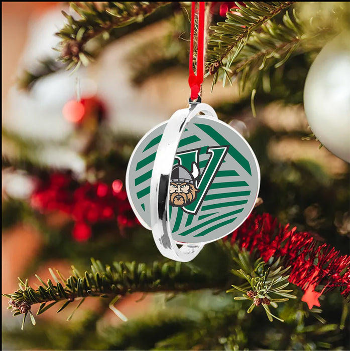 Cleveland State University Christmas Reversible Flat Round Ornament