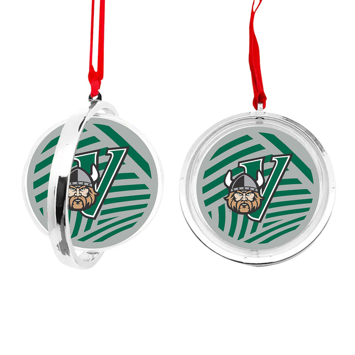 Cleveland State University Christmas Reversible Flat Round Ornament