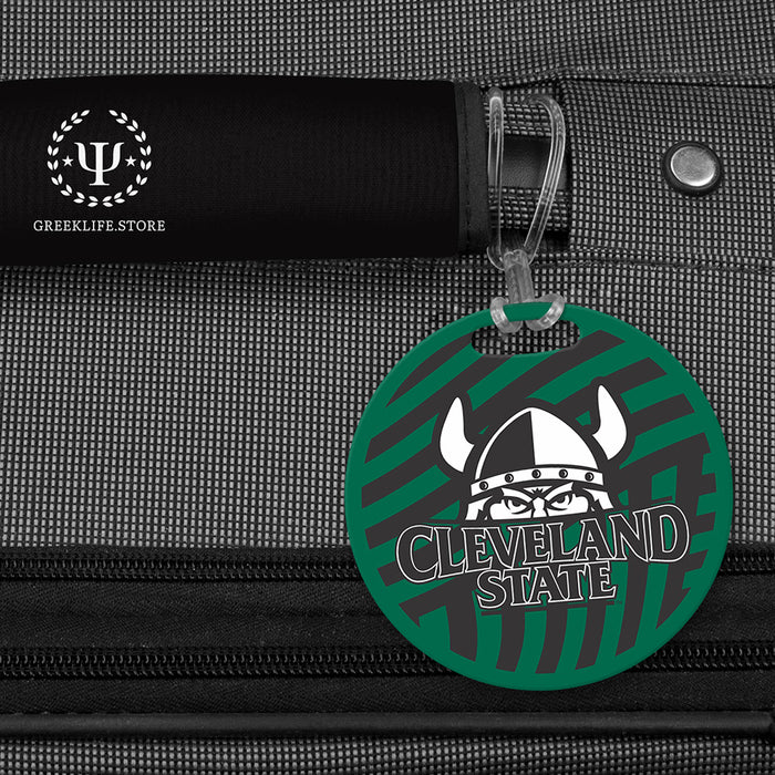 Cleveland State University Luggage Bag Tag (round)