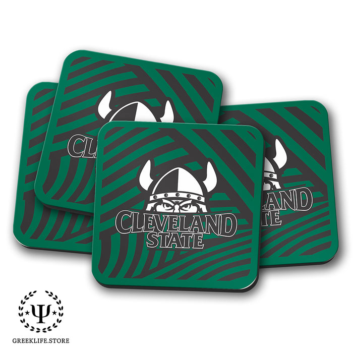 Cleveland State University Beverage Coasters Square (Set of 4)