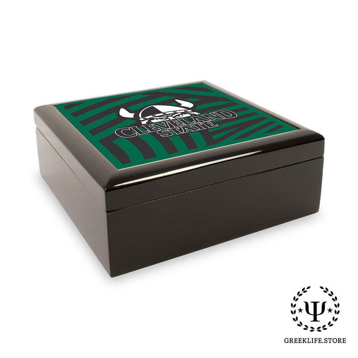 Cleveland State University Keepsake Box Wooden