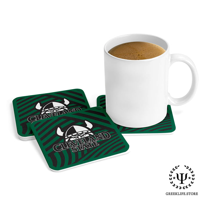 Cleveland State University Beverage Coasters Square (Set of 4)