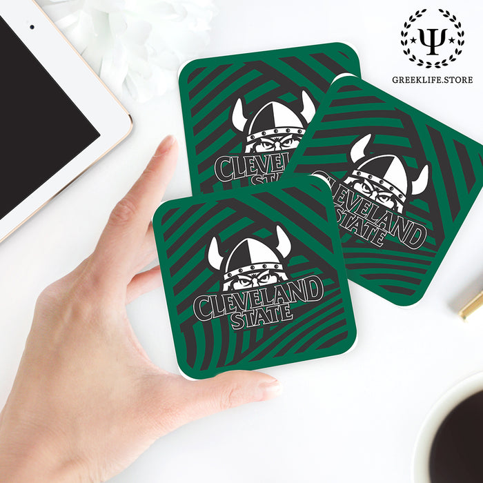 Cleveland State University Beverage Coasters Square (Set of 4)