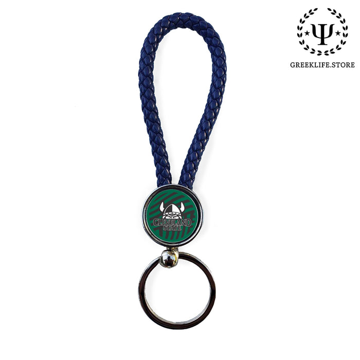 Cleveland State University Key chain round