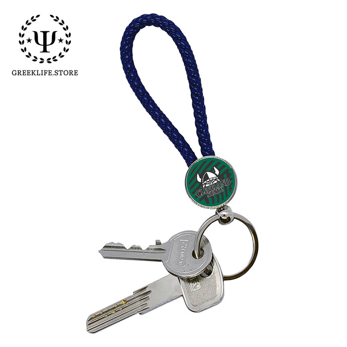 Cleveland State University Key chain round