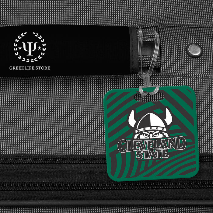 Cleveland State University Luggage Bag Tag (square)