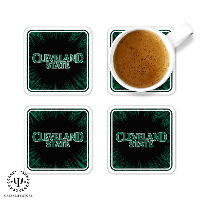 Cleveland State University Beverage Coasters Square (Set of 4)