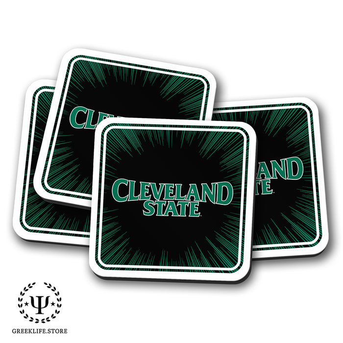 Cleveland State University Beverage Coasters Square (Set of 4)