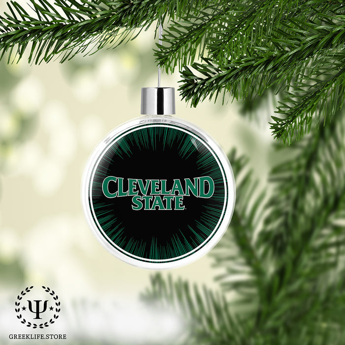 Cleveland State University Christmas Ornament Flat Round