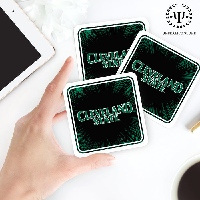 Cleveland State University Beverage Coasters Square (Set of 4)