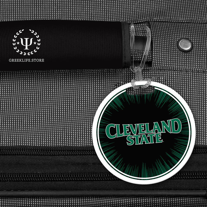 Cleveland State University Luggage Bag Tag (round)