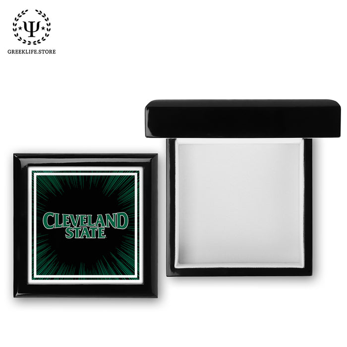 Cleveland State University Keepsake Box Wooden