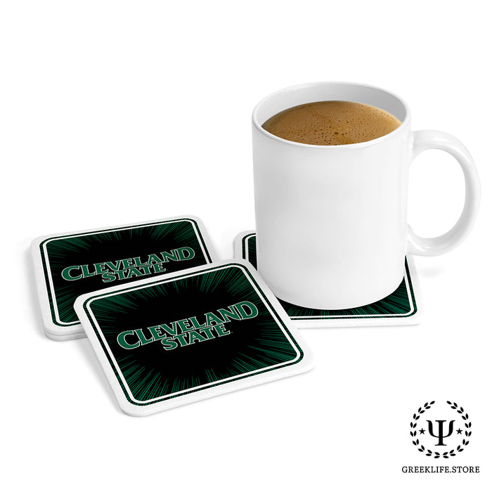 Cleveland State University Beverage Coasters Square (Set of 4)