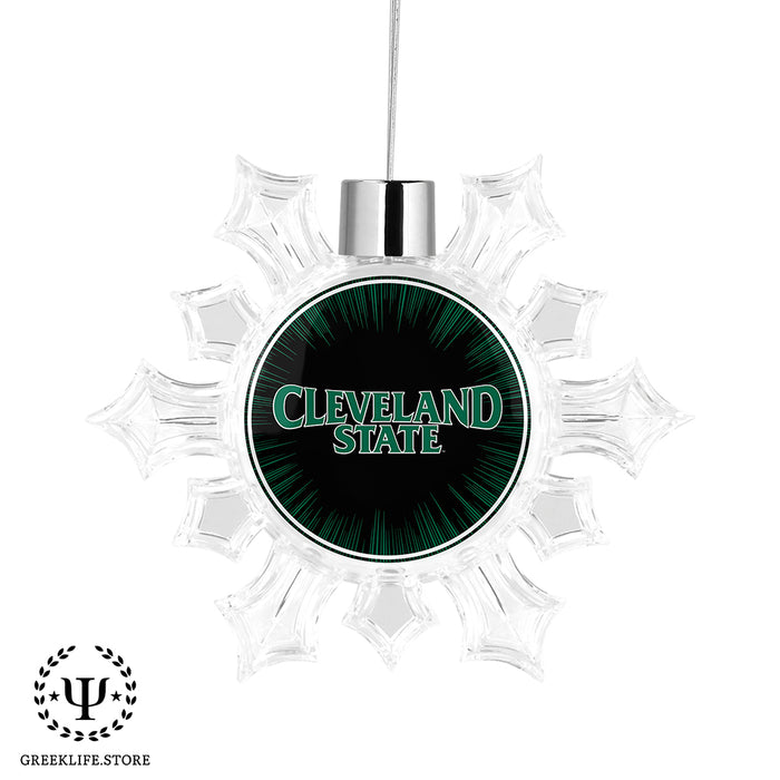 Cleveland State University Christmas Ornament - Snowflake