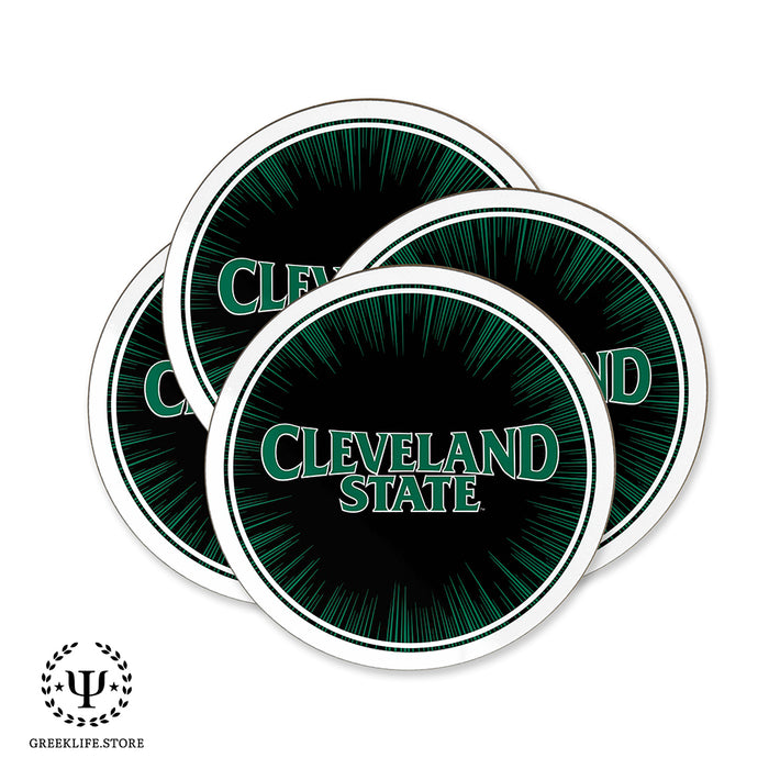 Cleveland State University Beverage coaster round (Set of 4)