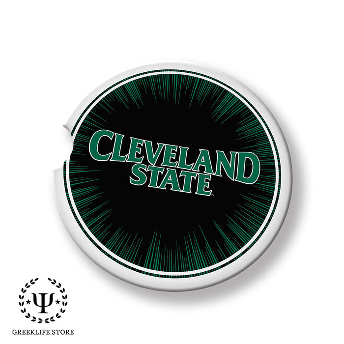 Cleveland State University Car Cup Holder Coaster (Set of 2)