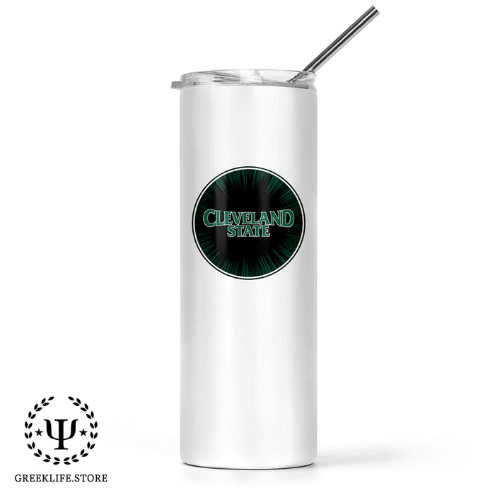 Cleveland State University Stainless Steel Skinny Tumbler 20 OZ