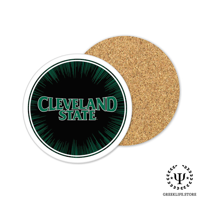 Cleveland State University Beverage coaster round (Set of 4)