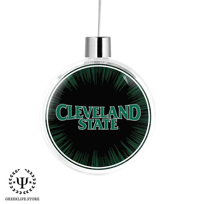 Cleveland State University Christmas Ornament Flat Round