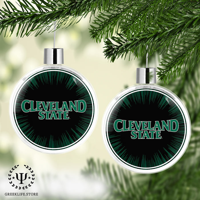 Cleveland State University Christmas Ornament Flat Round