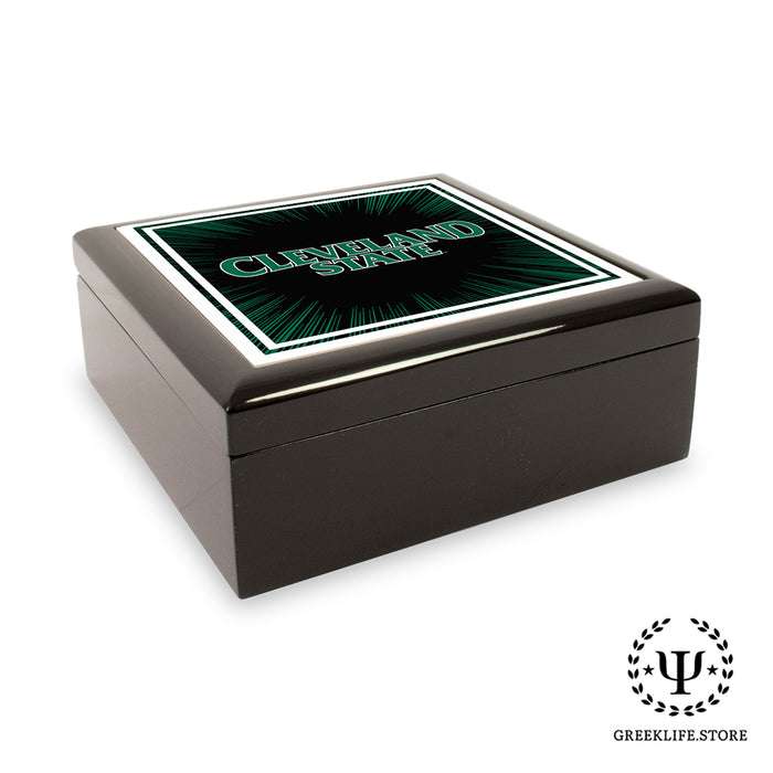 Cleveland State University Keepsake Box Wooden