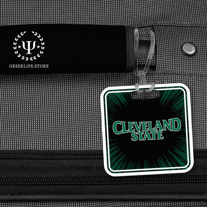 Cleveland State University Luggage Bag Tag (square)