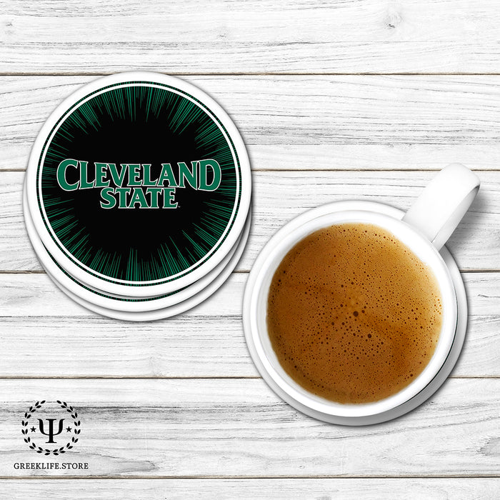 Cleveland State University Beverage coaster round (Set of 4)