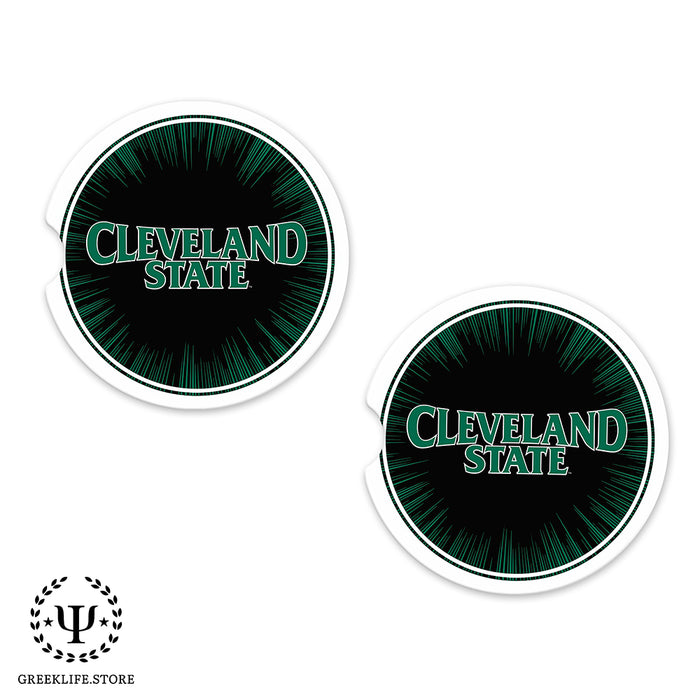 Cleveland State University Car Cup Holder Coaster (Set of 2)