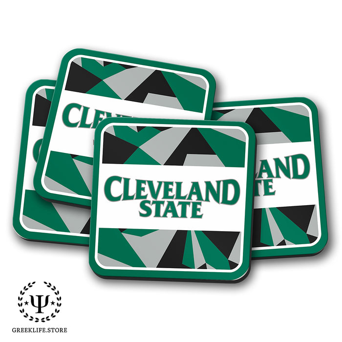 Cleveland State University Beverage Coasters Square (Set of 4)