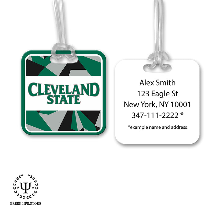 Cleveland State University Luggage Bag Tag (square)