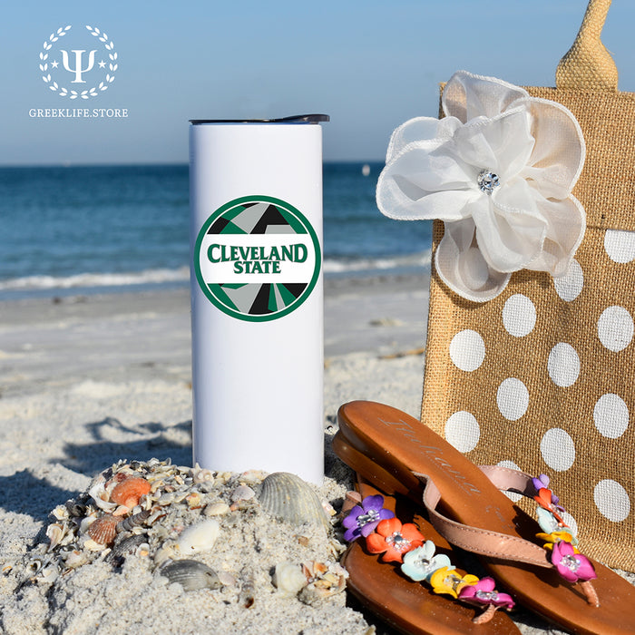 Cleveland State University Stainless Steel Skinny Tumbler 20 OZ