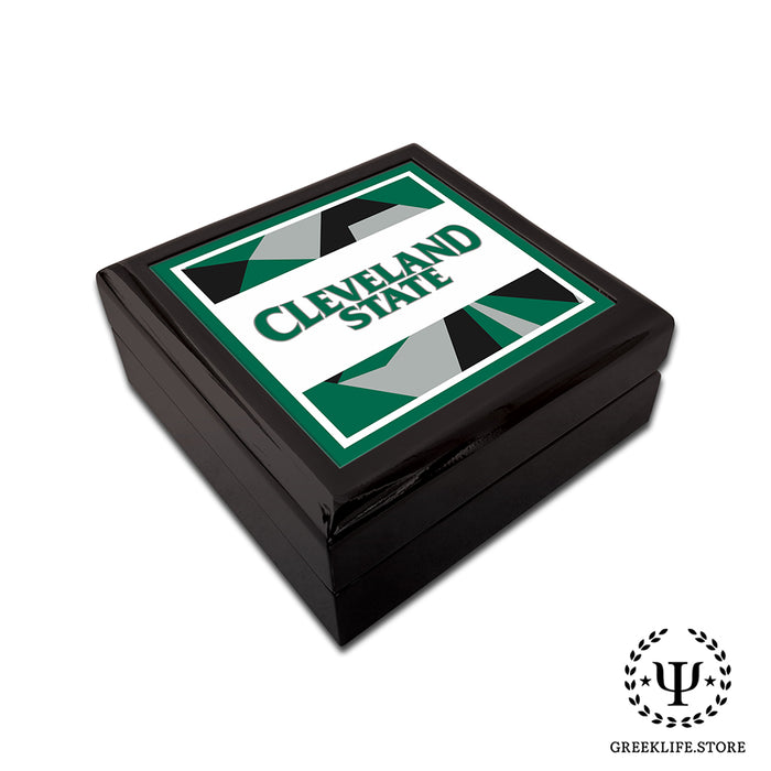 Cleveland State University Keepsake Box Wooden