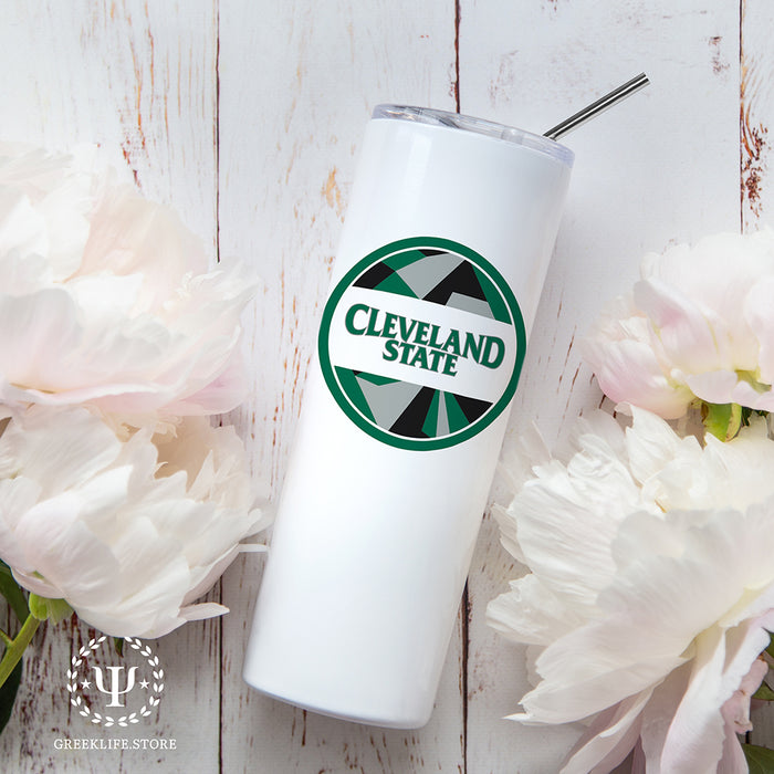 Cleveland State University Stainless Steel Skinny Tumbler 20 OZ