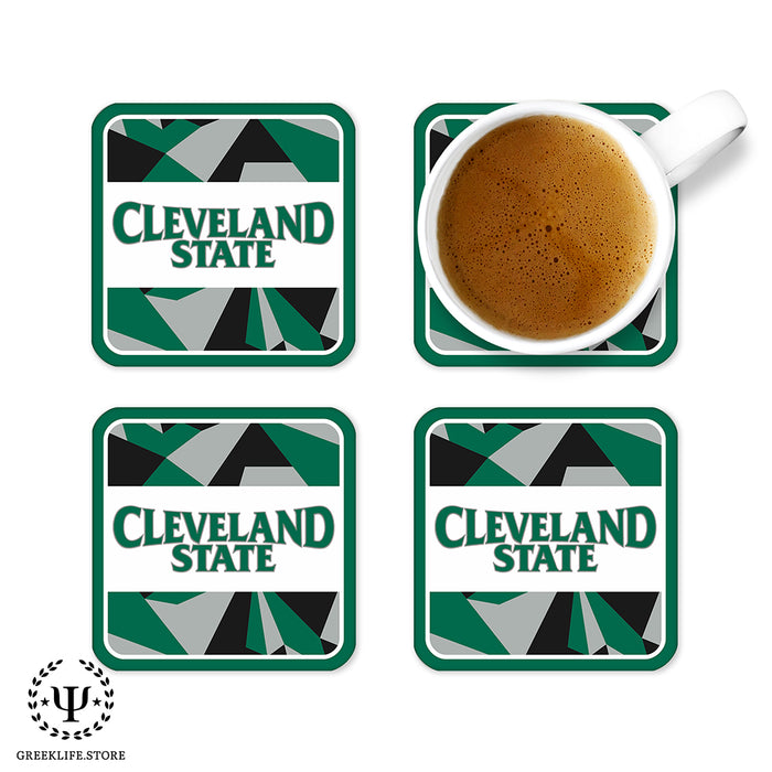 Cleveland State University Beverage Coasters Square (Set of 4)