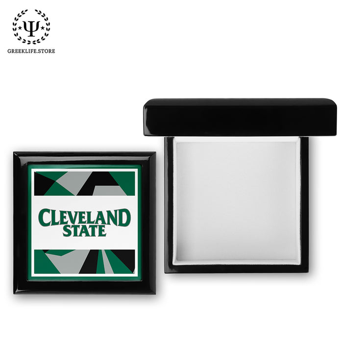 Cleveland State University Keepsake Box Wooden