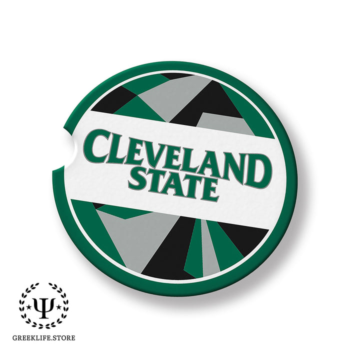 Cleveland State University Car Cup Holder Coaster (Set of 2)